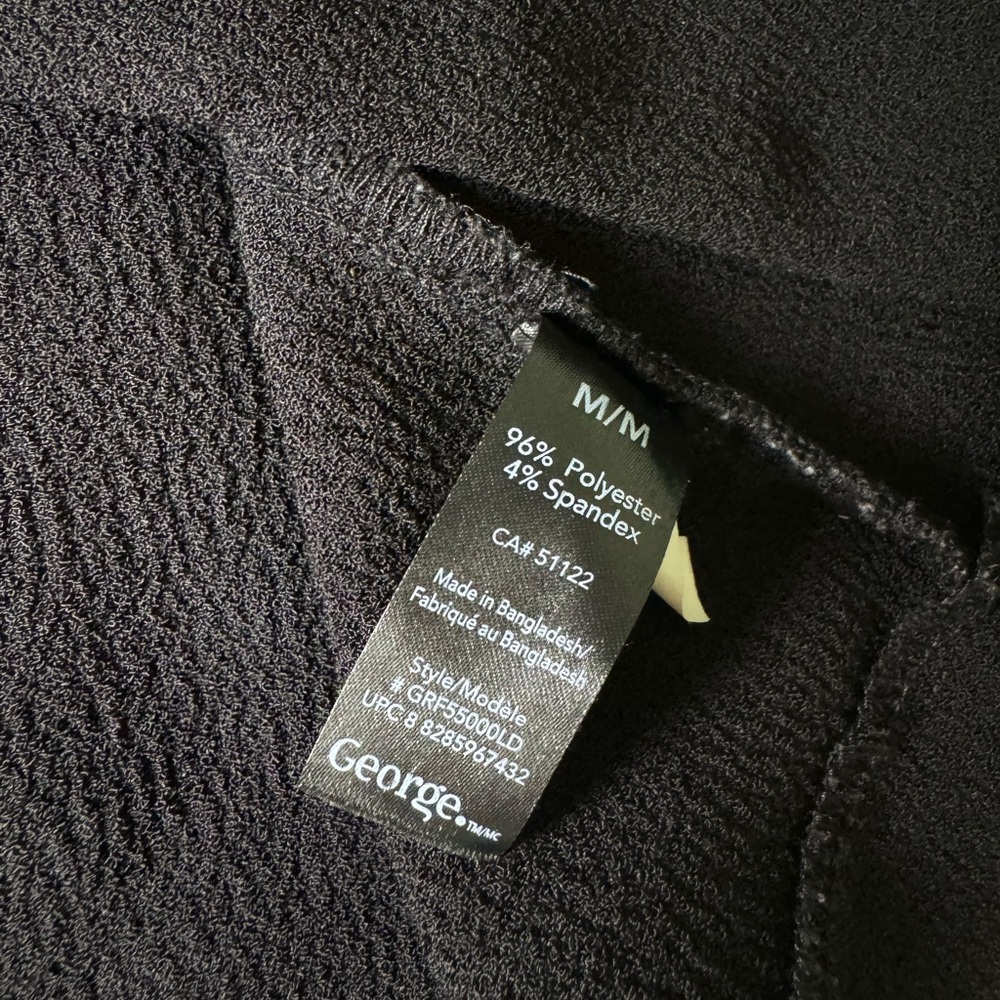 Open Blazer Black Textured Medium by George | Flowy - Picture 6 of 7